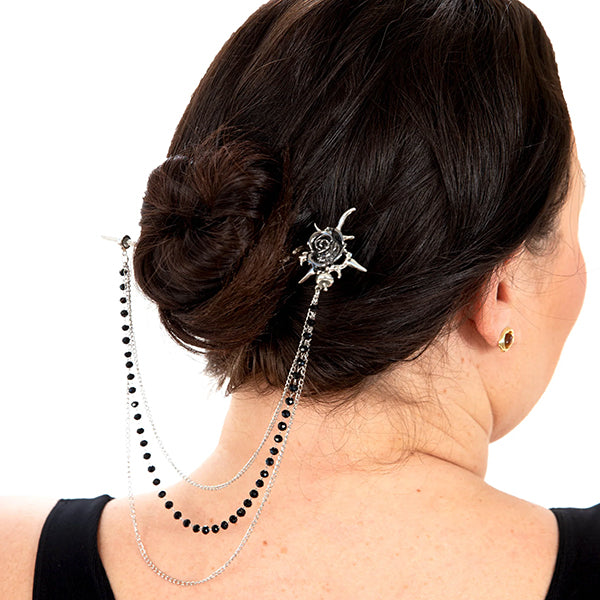 Pamela Mann Rose Thorn hair pin