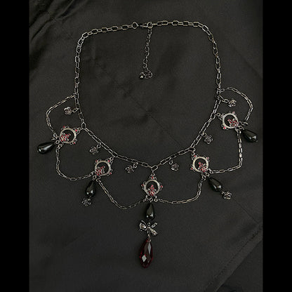 Pamela Mann Victorian Goth statement necklace