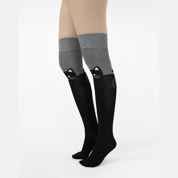 Pamela Mann Cat over-the-knee socks