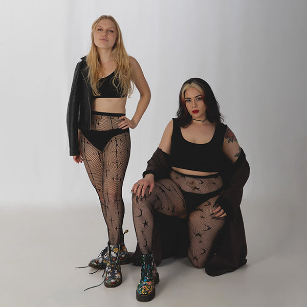 Pamela Mann Stars & Moon fishnet tights