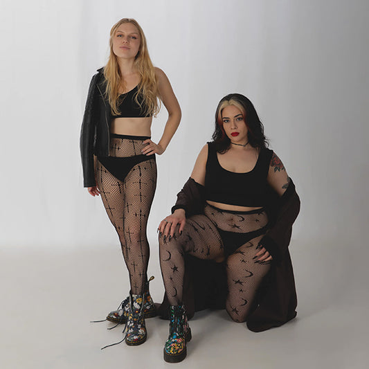 Pamela Mann Stars & Moon fishnet tights
