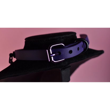Naughty Pawsies Purple Heart choker