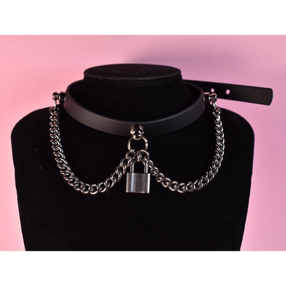 Naughty Pawsies Valentine's 2025 Locked choker