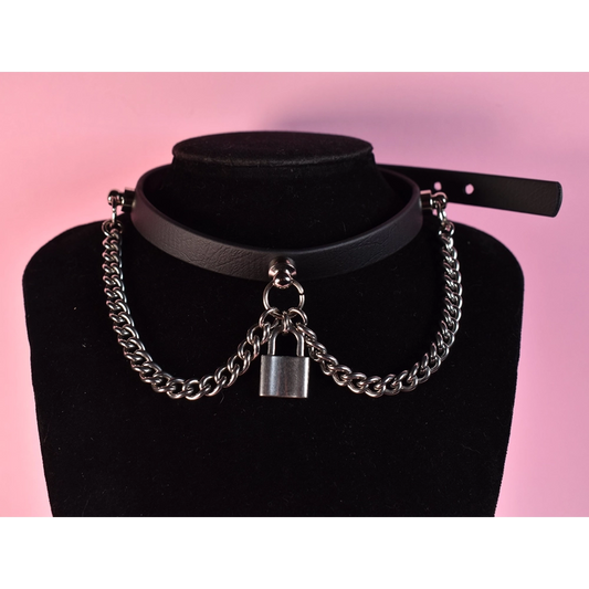 Naughty Pawsies Valentine's 2025 Locked choker