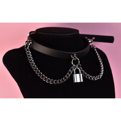 Naughty Pawsies Valentine's 2025 Locked choker