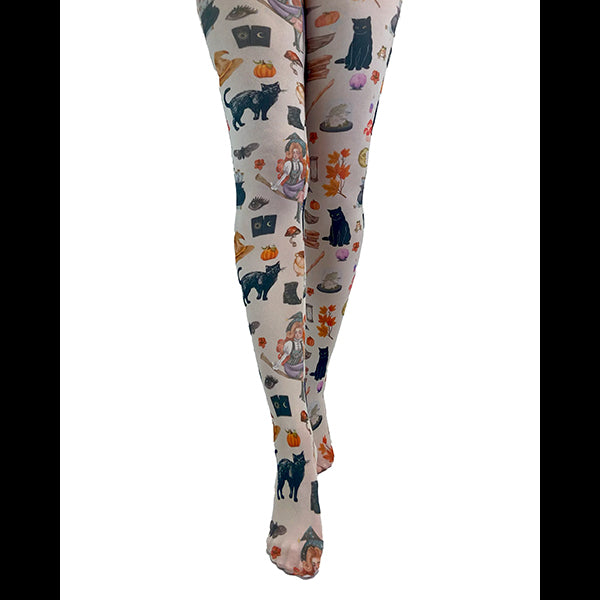Pamela Mann Spells & Potions printed tights