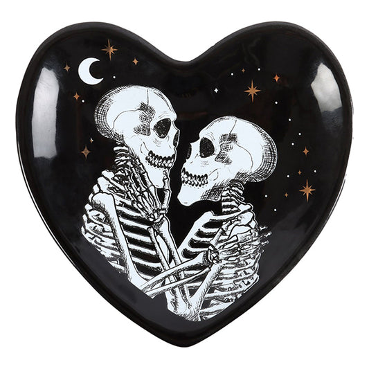 Something Different Skeleton Couple trinket dish