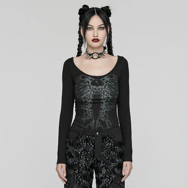 Punk Rave Anatolia backbone chain top
