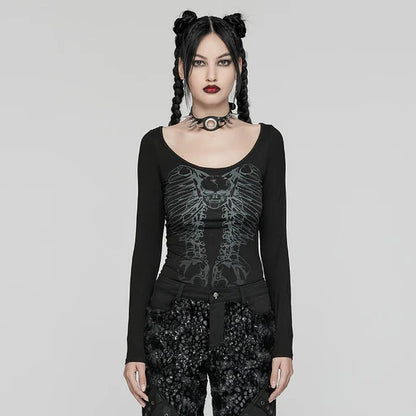 Punk Rave Anatolia backbone chain top