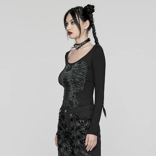 Punk Rave Anatolia backbone chain top