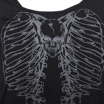 Punk Rave Anatolia backbone chain top
