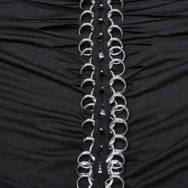 Punk Rave Anatolia backbone chain top