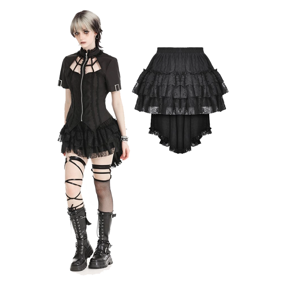 Dark In Love Calla fishtail skorts