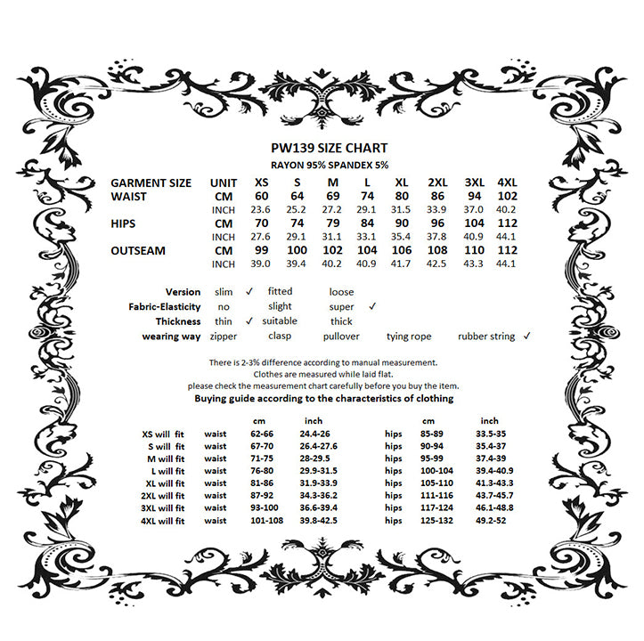 Dark In Love Gothic Multi-Layer leggings ' Ra'