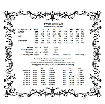 Dark In Love Gothic Multi-Layer leggings ' Ra'