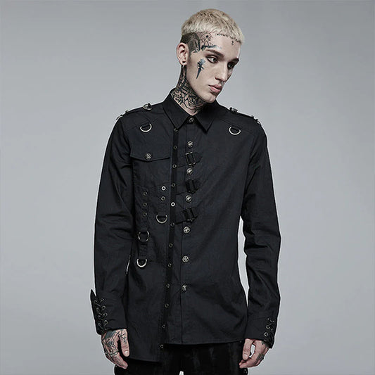 Punk Rave 'Niklaus' Asymmetric shirt