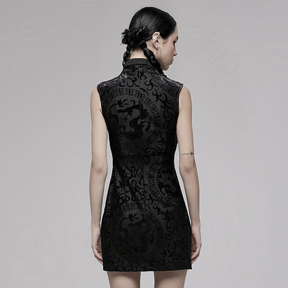 Punk Rave Chinese Style A-Line mini dress