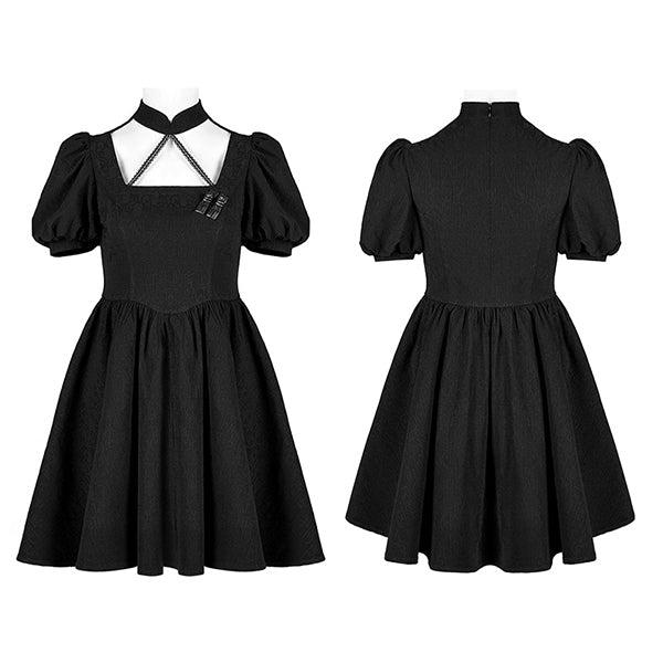 Punk Rave  Chinese Style jacquard mini dress
