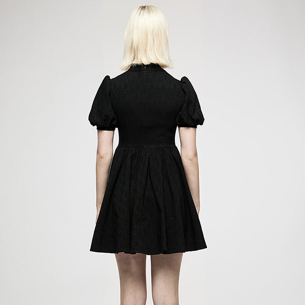 Punk Rave  Chinese Style jacquard mini dress