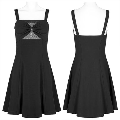 Punk Rave Sexy Suspender mini dress