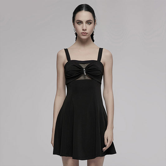 Punk Rave Sexy Suspender mini dress