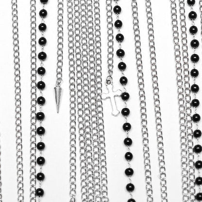 Punk Rave Vicenta chest chains necklace