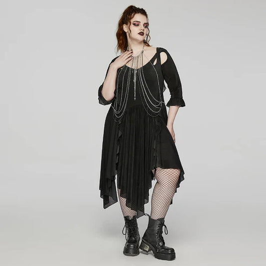 Punk Rave Vicenta chest chains necklace