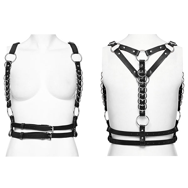 Punk Rave chain harness