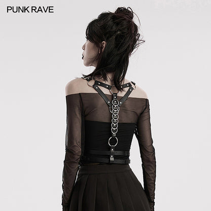 Punk Rave chain harness