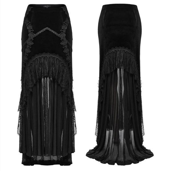 Punk Rave Minerva Fishtail Skirt
