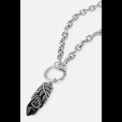 Restyle Crystal Fern O-Ring choker