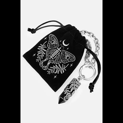 Restyle Crystal Fern O-Ring choker