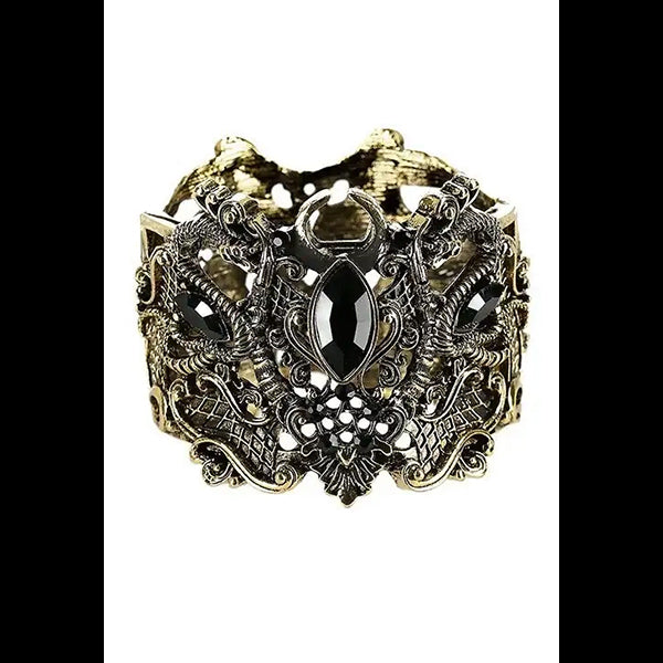 Restyle Gold Snake bracelet