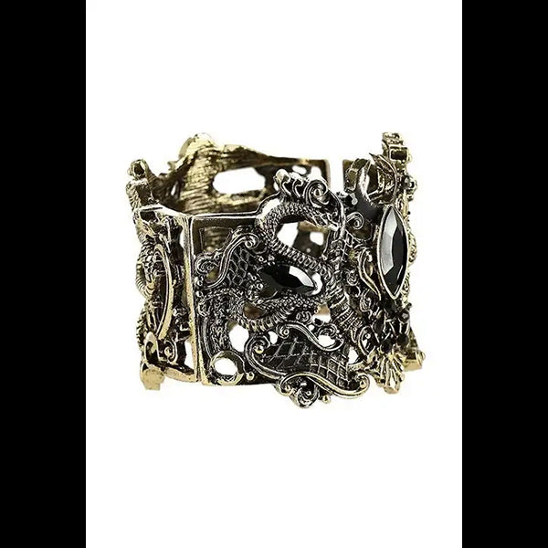 Restyle Gold Snake bracelet