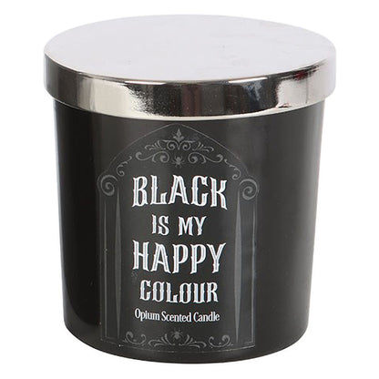Something Different Black Is My Happy Colour candle