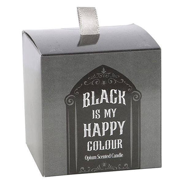 Something Different Black Is My Happy Colour candle