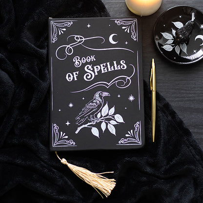 Something Different Raven Book Of Spells A5 notebook