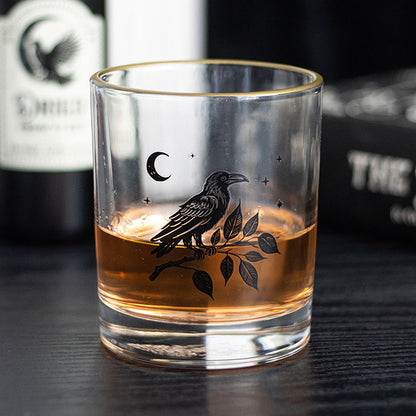 Something Different Raven drinking glass