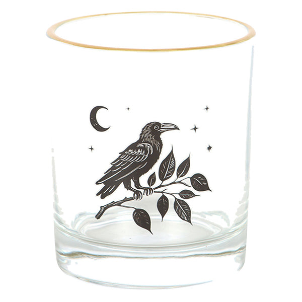 Something Different Raven drinking glass