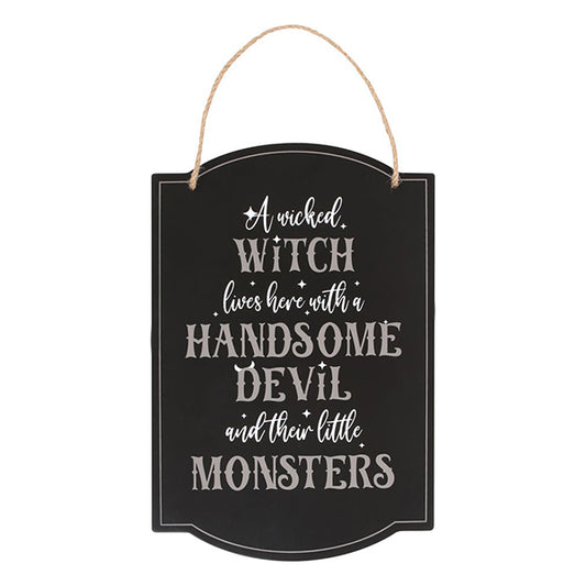 Something Different Wicked Witch Hanging Sign