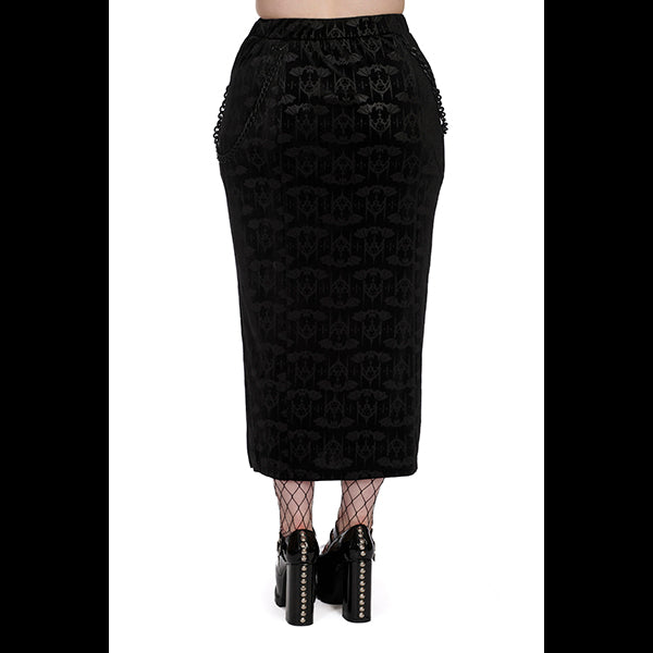 Banned Stigmata mid-maxi skirt