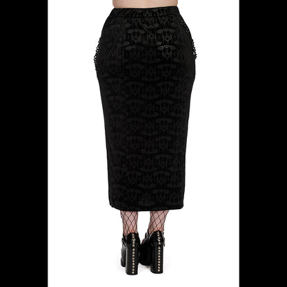 Banned Stigmata mid-maxi skirt