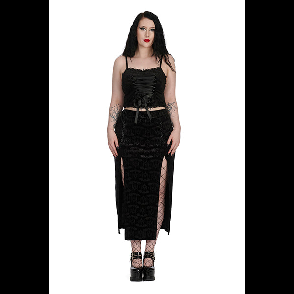 Banned Stigmata mid-maxi skirt