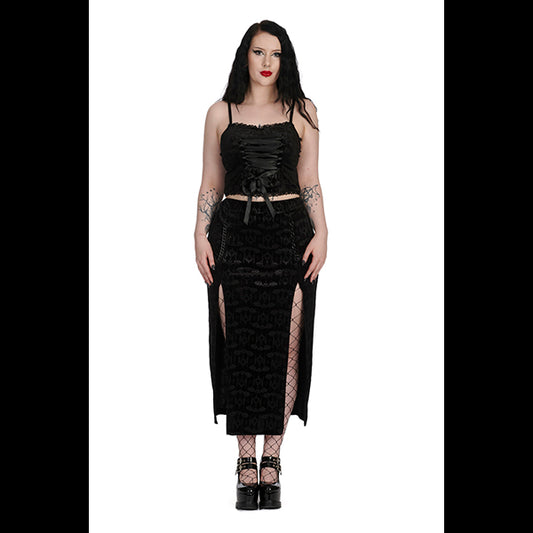 Banned Stigmata mid-maxi skirt