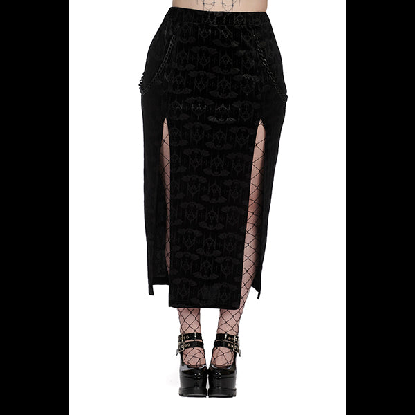 Banned Stigmata mid-maxi skirt