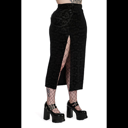 Banned Stigmata mid-maxi skirt