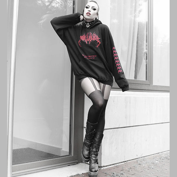 Pamela Mann Plain Stripe suspender tights