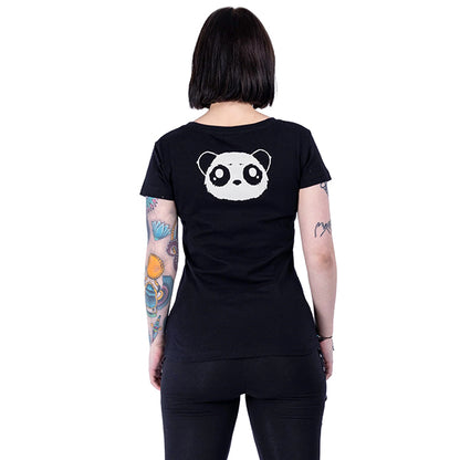 Killer Panda I'm Not Antisocial I'm Antistupid T-Shirt