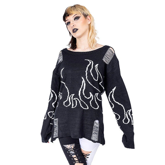 Heartless Depths Of Hell black & white jumper