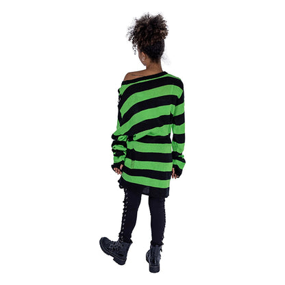 Heartless Oriana black & green jumper